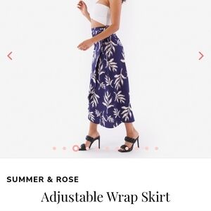 Summer and Rose wrap skirt